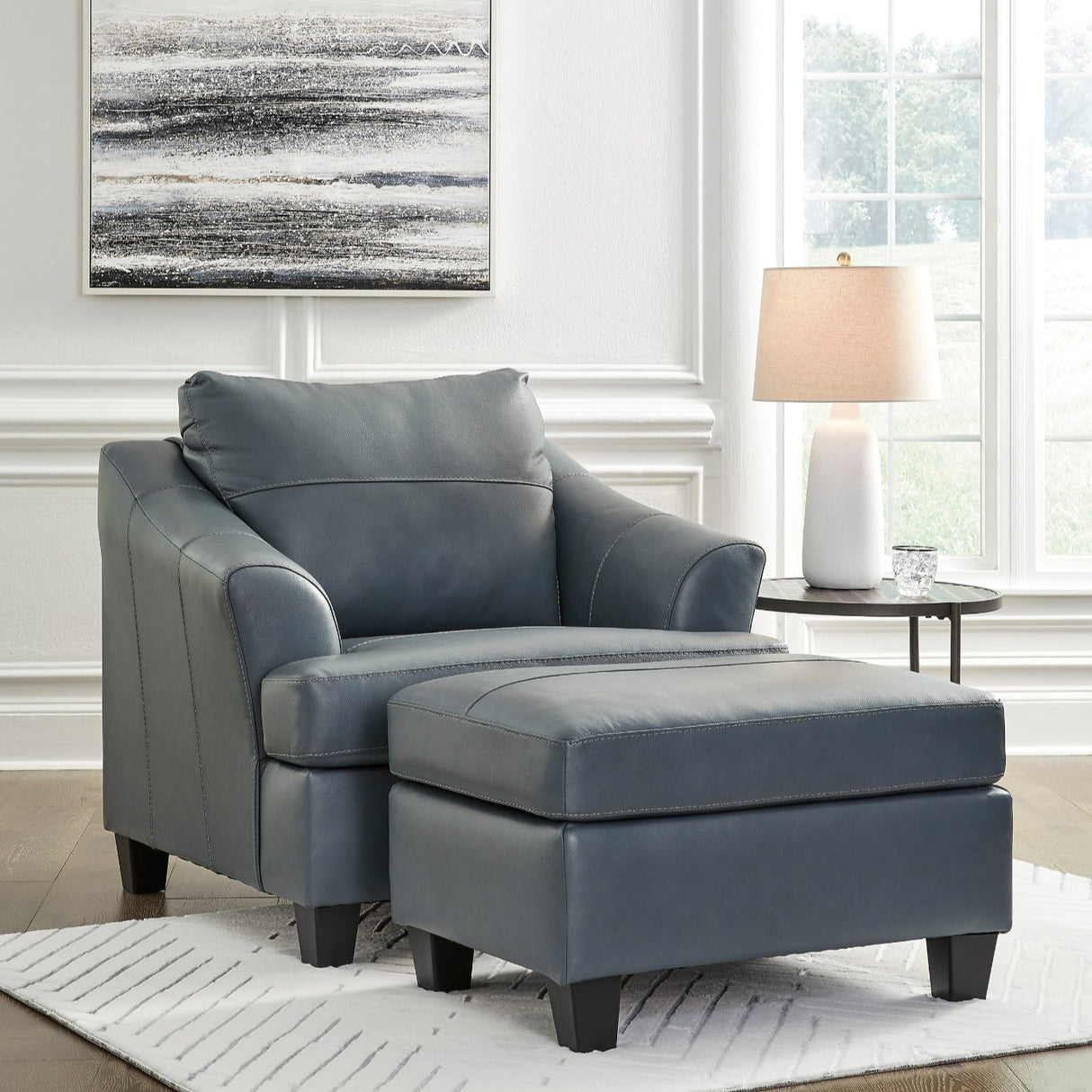 Ottoman en cuir - Genoa