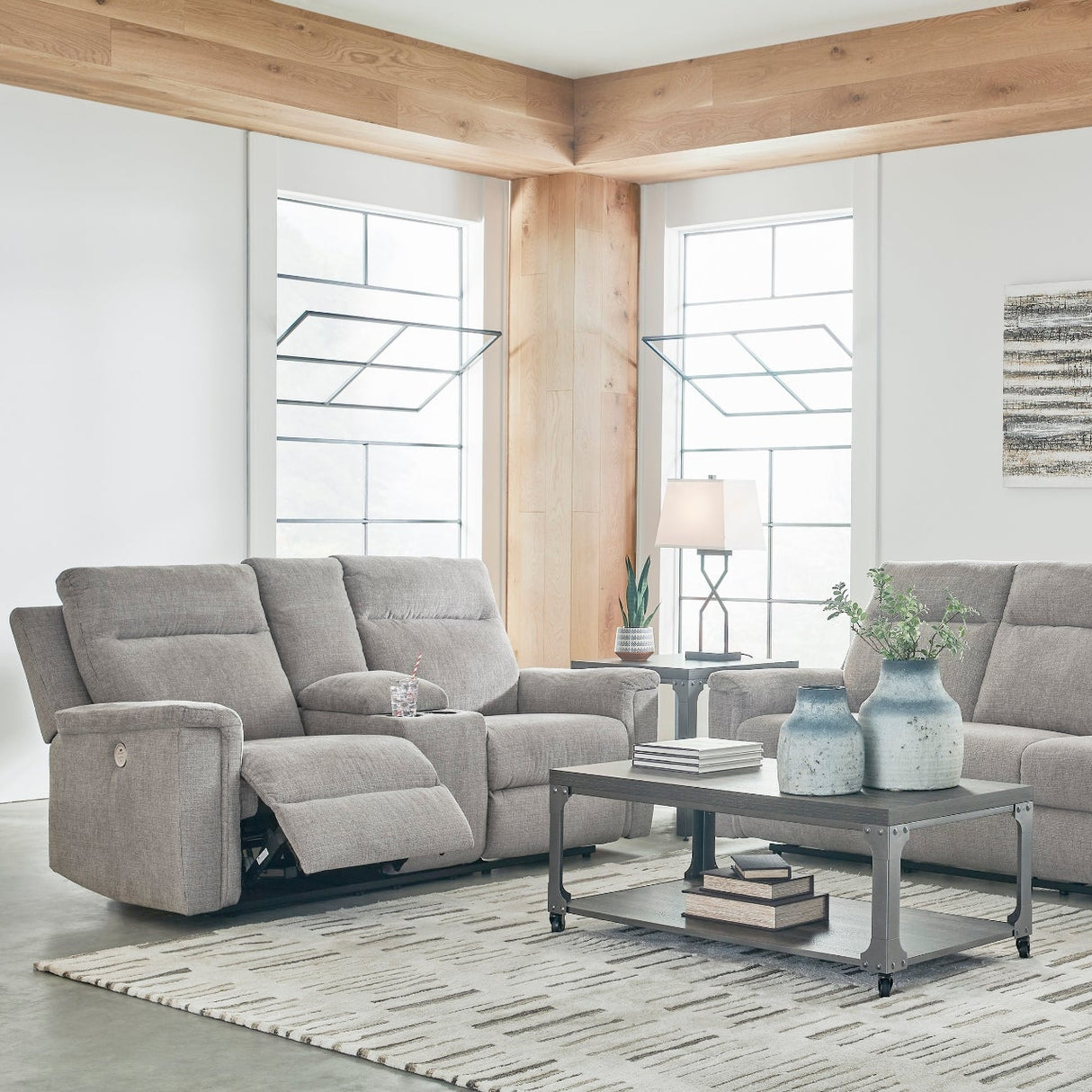 Causeuse motorisée en tissu - Barnsana