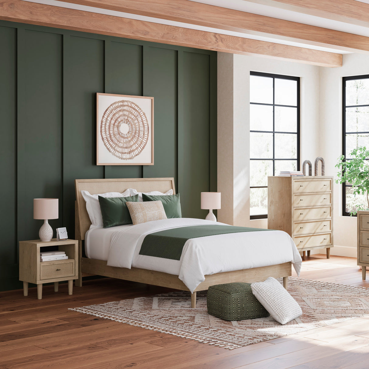 Table de chevet Beige en bois - Ceilden