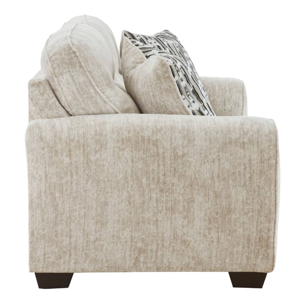 Causeuse en tissu avec coussins - Lonoke