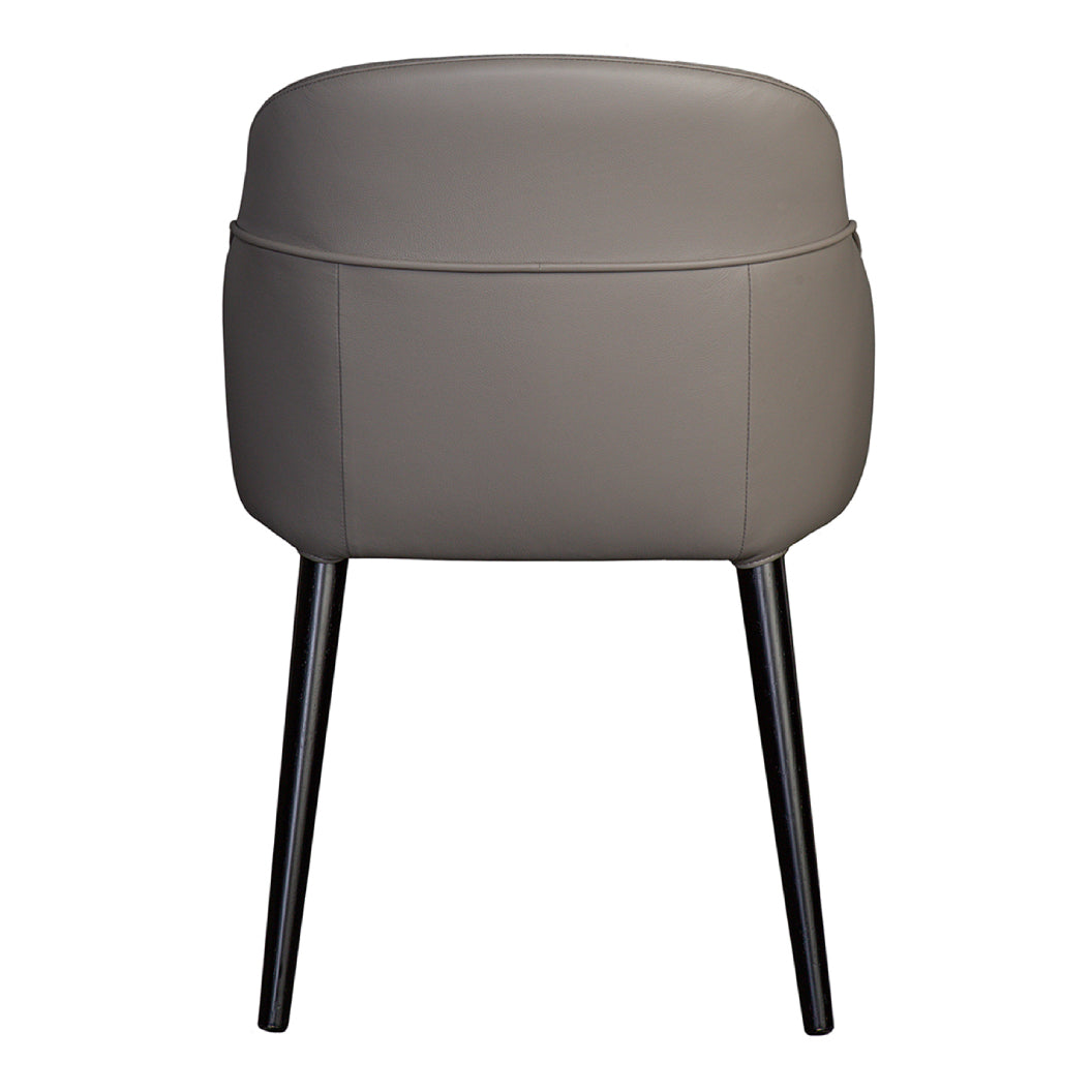 Chaise de salle à manger en cuir - Nancy