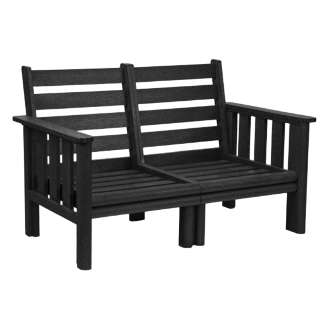 Causeuse extérieure en plastique recyclé - Stratford DSF262