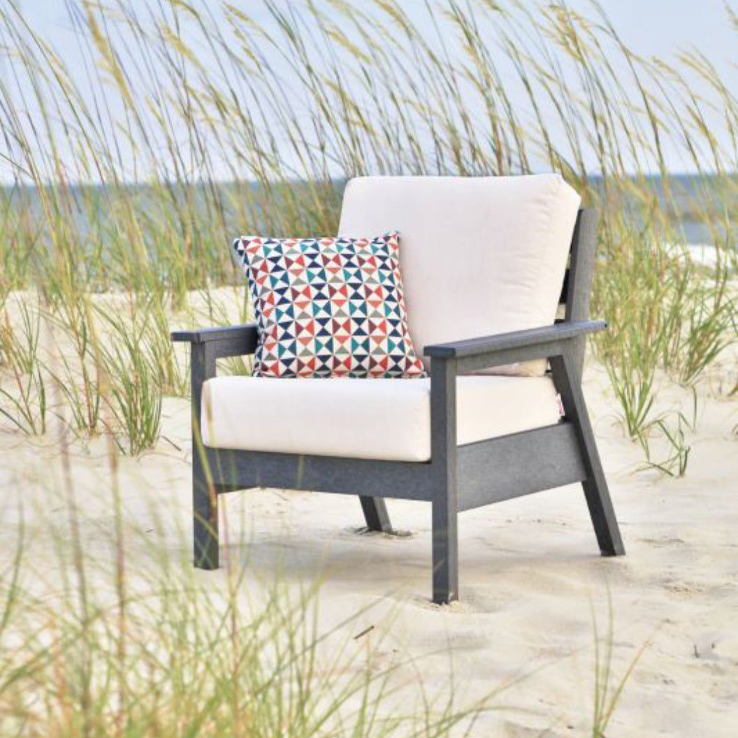 Fauteuil extérieur en plastique recyclé - Tofino DSF281