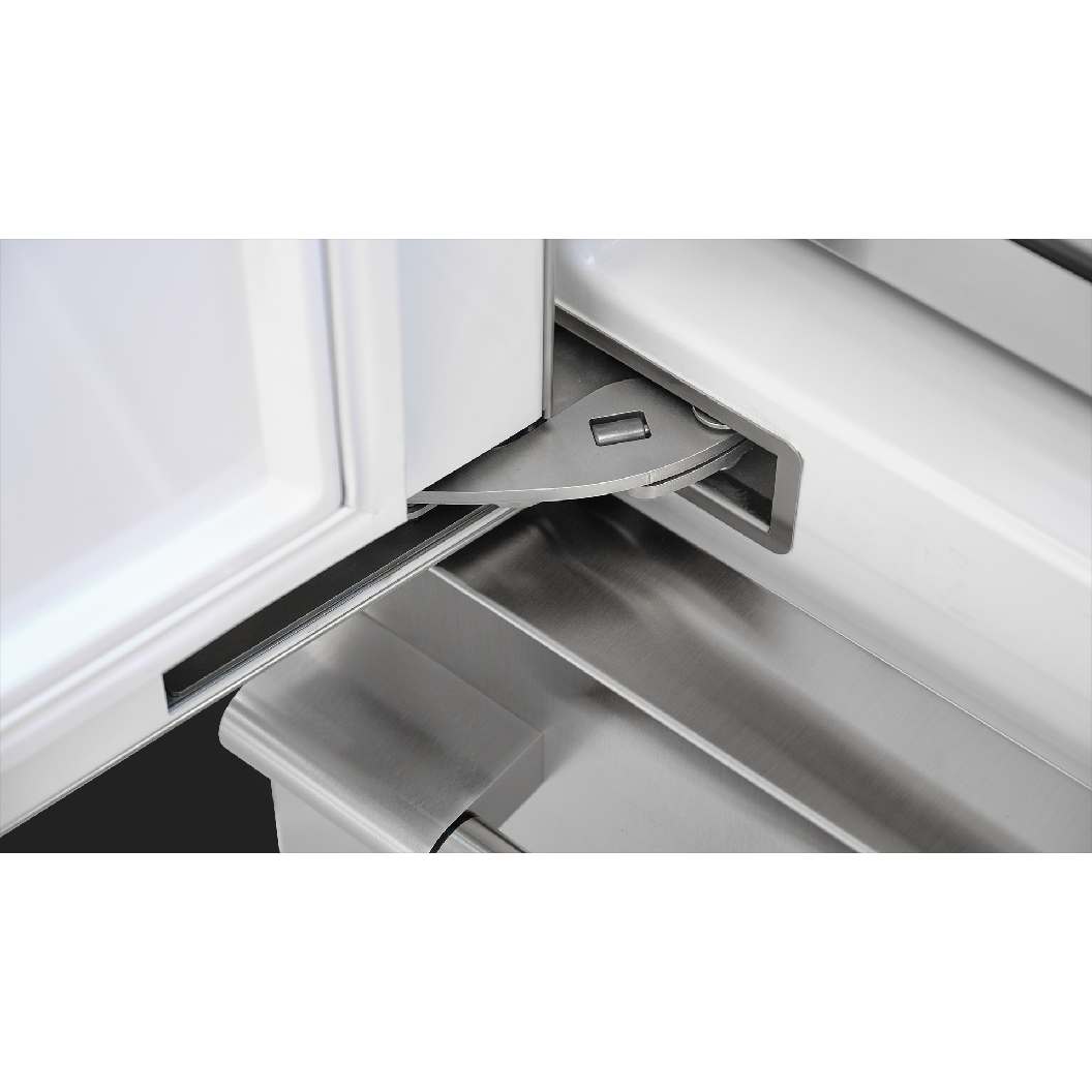 Réfrigérateur à congélateur inférieur 36 po, 18,5 pi³ Inox - Sofia Pro avec charnière gauche