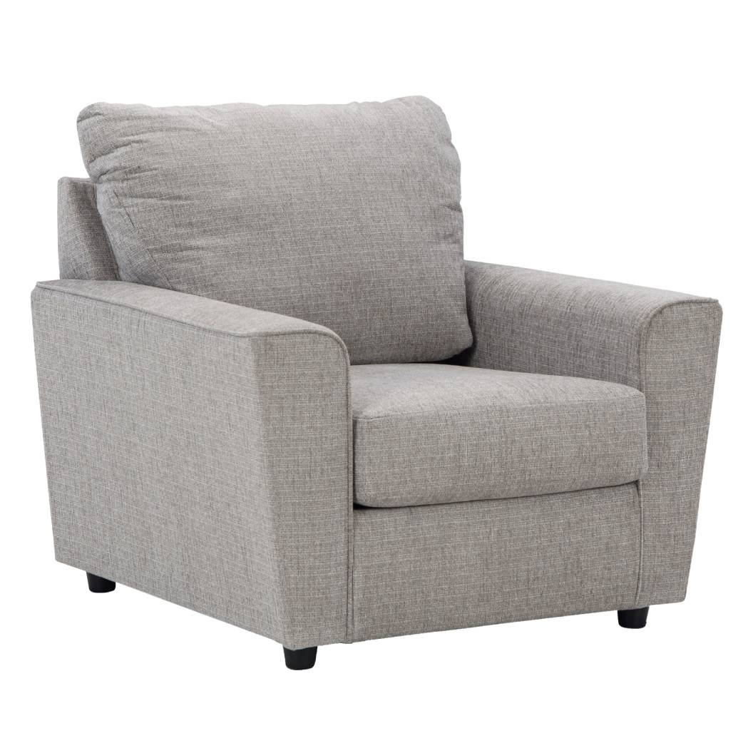 Fauteuil en tissu gris - Stairatt
