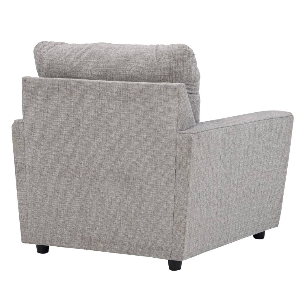 Fauteuil en tissu gris - Stairatt