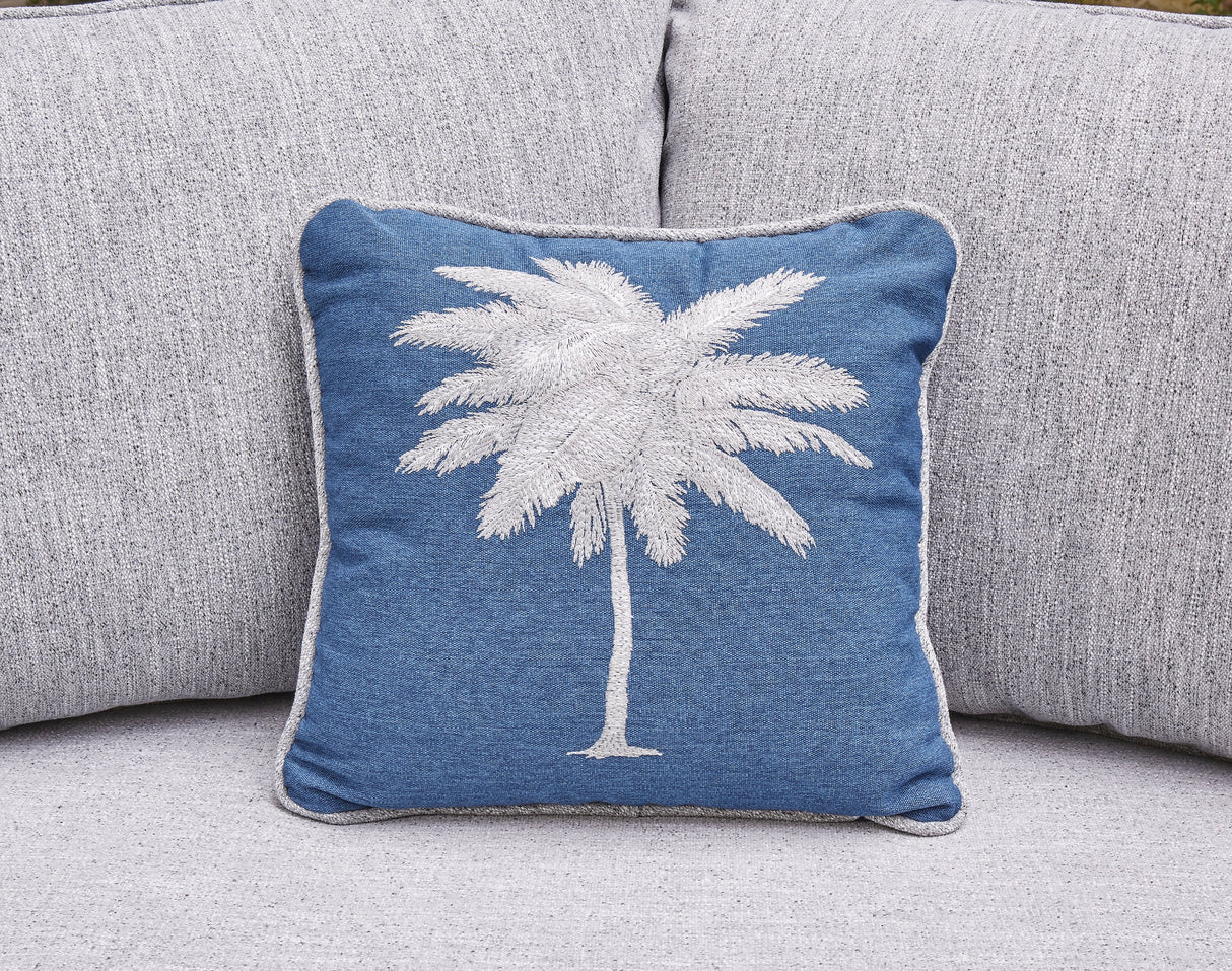 Ensemble de 2 causeuses extérieures osier gris pâle - Naples Beach