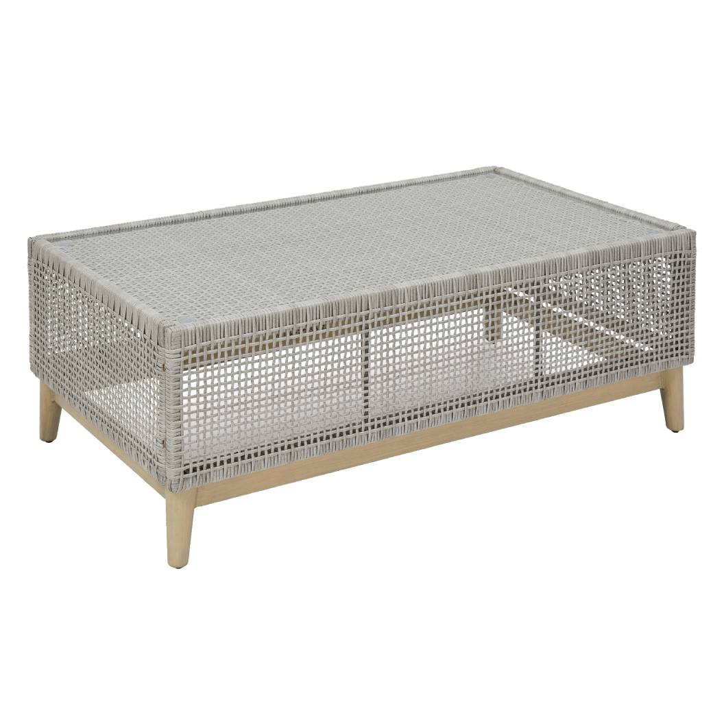 Table basse extérieure en résine grise - Seton Creek