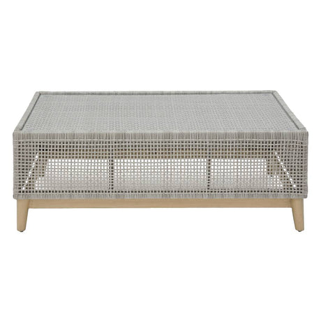 Table basse extérieure en résine grise - Seton Creek