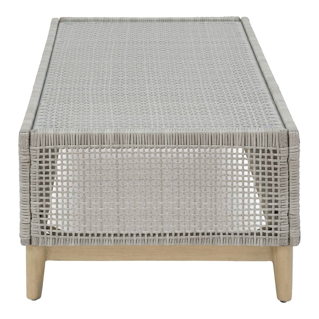 Table basse extérieure en résine grise - Seton Creek