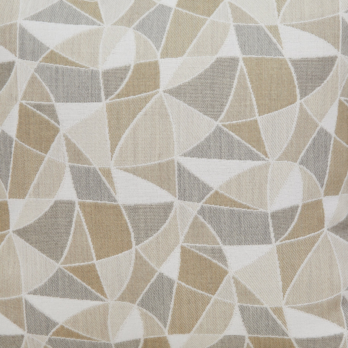 Sofa extérieur en tissu Nuvella et en osier gris pâle avec coussins - Seton Creek