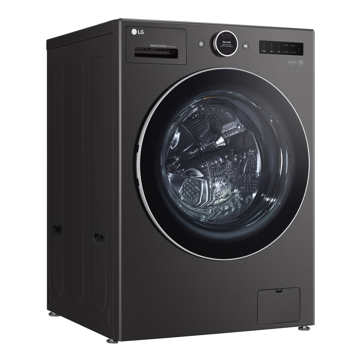 Unité combinée laveuse-sécheuse frontale 5,7 pi³ Inox noir avec TurboWash 360˚™ et IA DD™