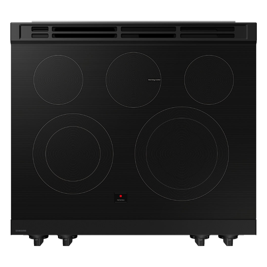 Cuisinière électrique encastrable 30 po, 6,3 pi³ Inox avec Air Fry et Nettoyage à la vapeur