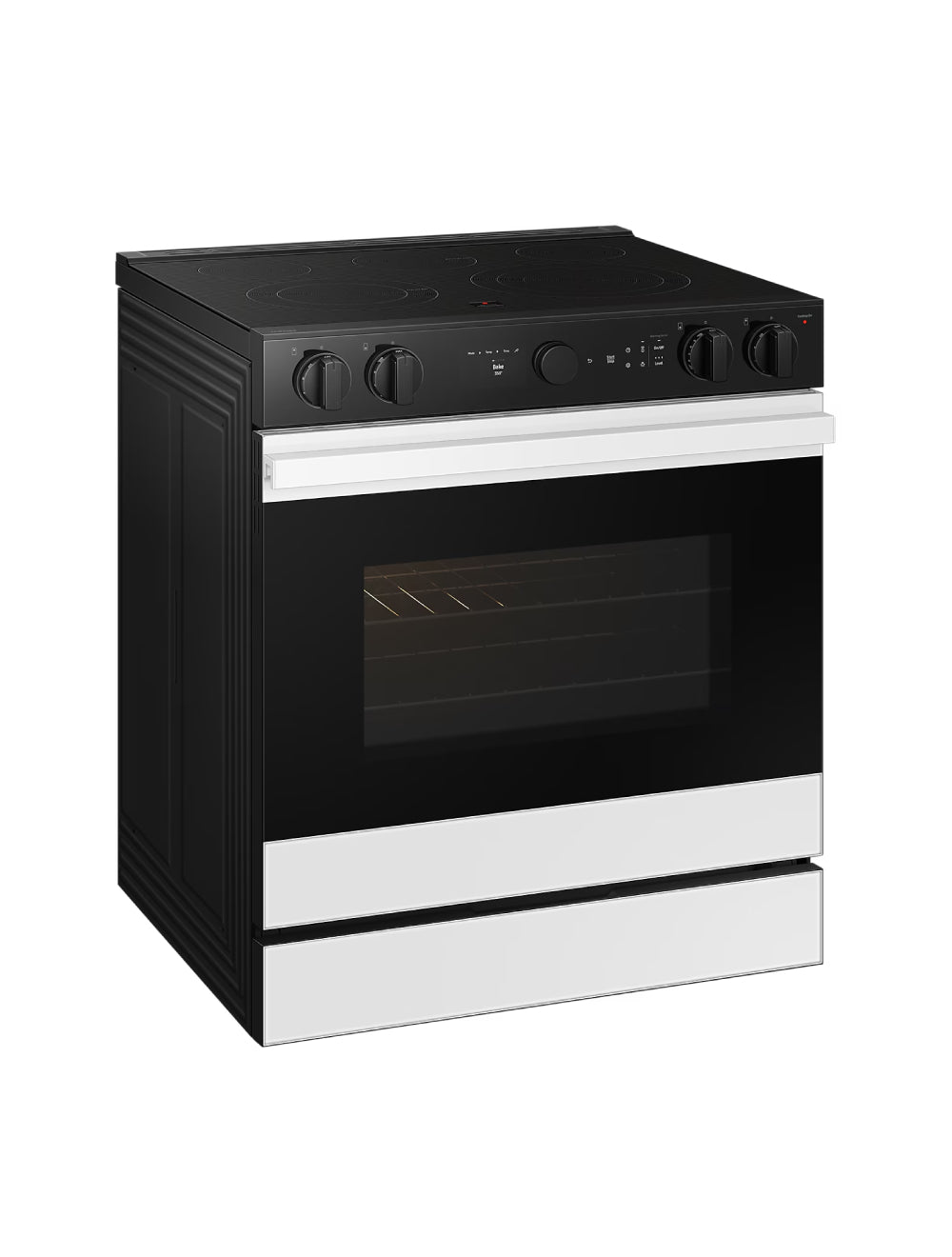 Cuisinière électrique encastrable à induction 30 po 6,3 pi³ blanc