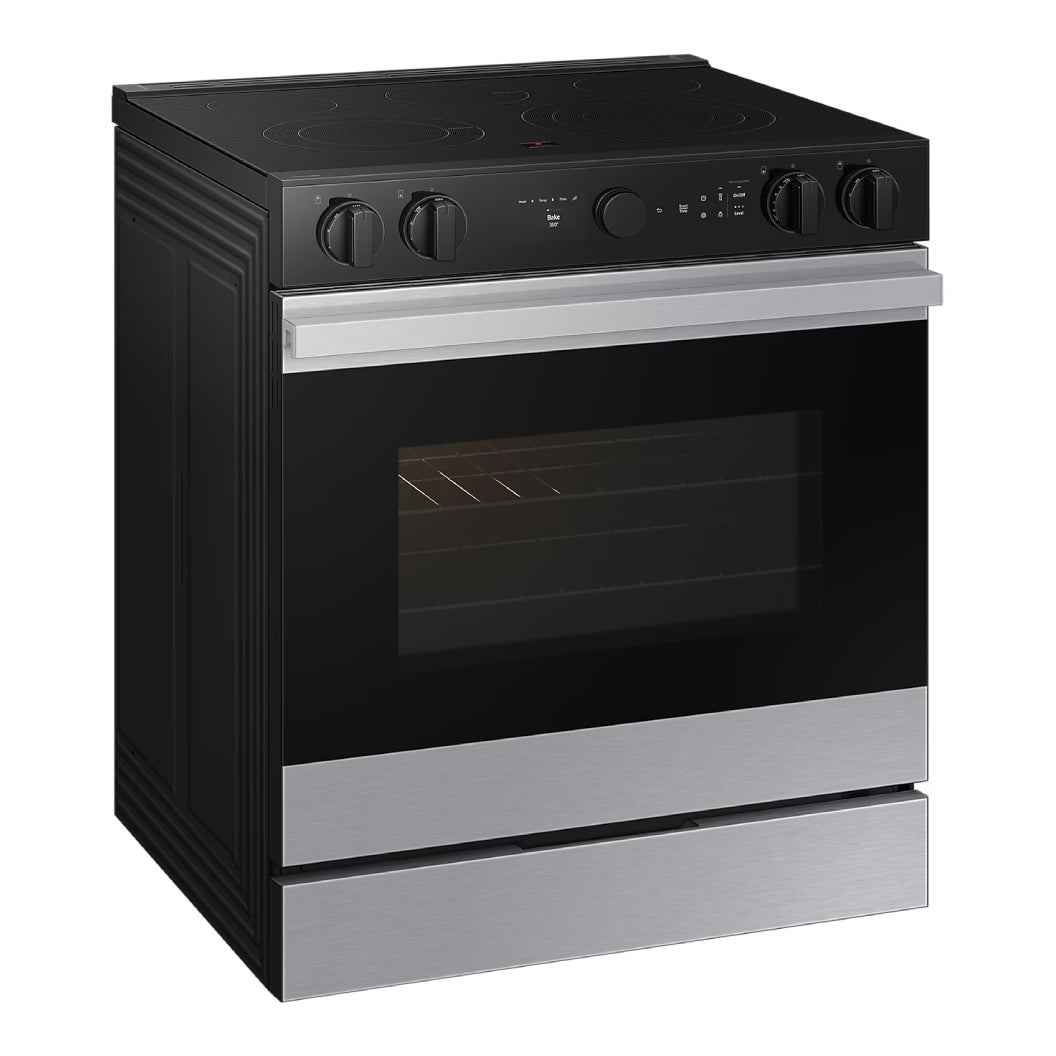 Cuisinière électrique encastrable 30 po, 6,3 pi³ avec Air Fry et Wi-Fi - Série Bespoke