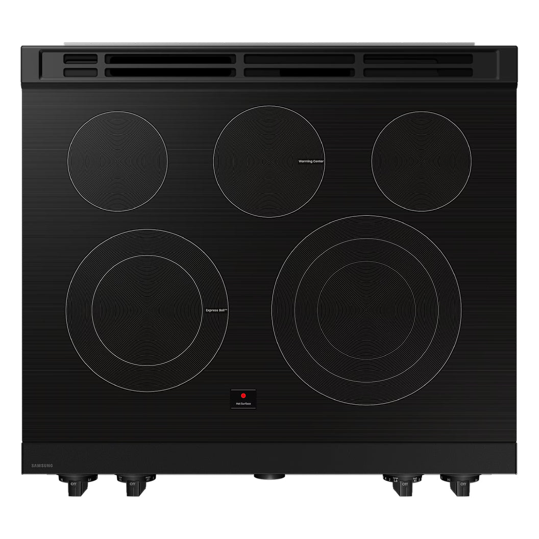 Cuisinière électrique encastrable 30 po, 6,3 pi³ avec Air Fry et Wi-Fi - Série Bespoke