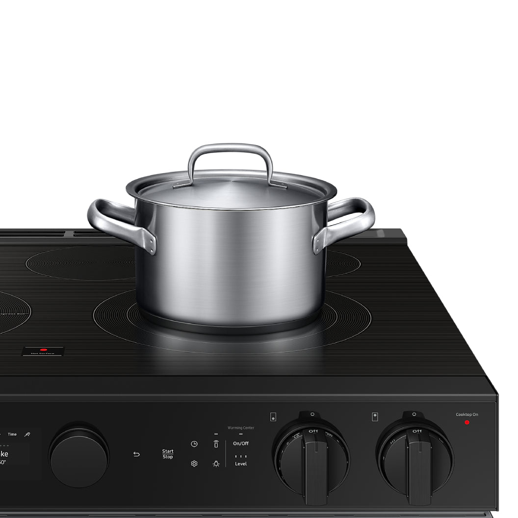 Cuisinière électrique encastrable 30 po, 6,3 pi³ avec Air Fry et Wi-Fi - Série Bespoke