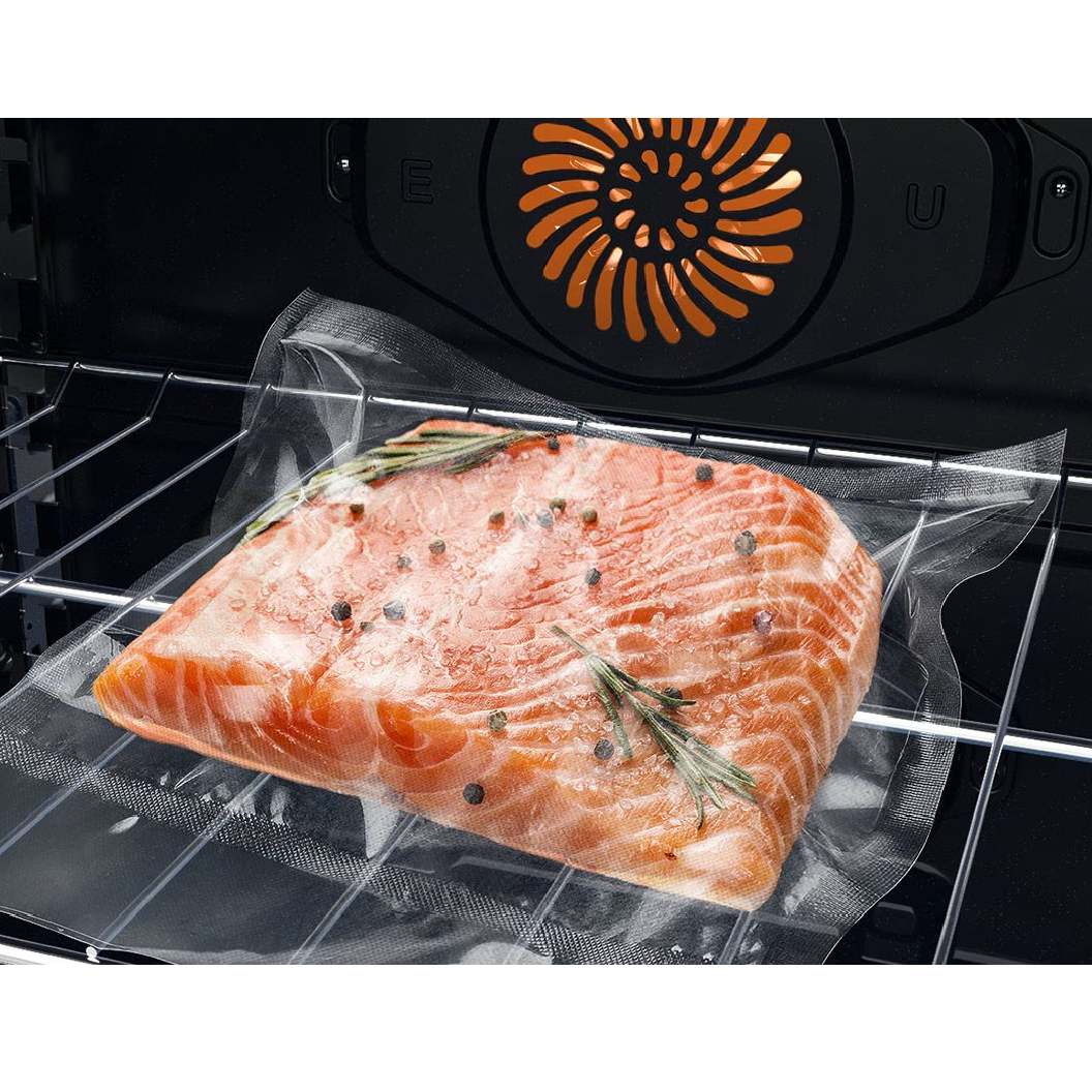 Cuisinière encastrable 30 po, 6,3 pi³ Inox - Série Bespoke avec Friture à l'air et Wi-Fi