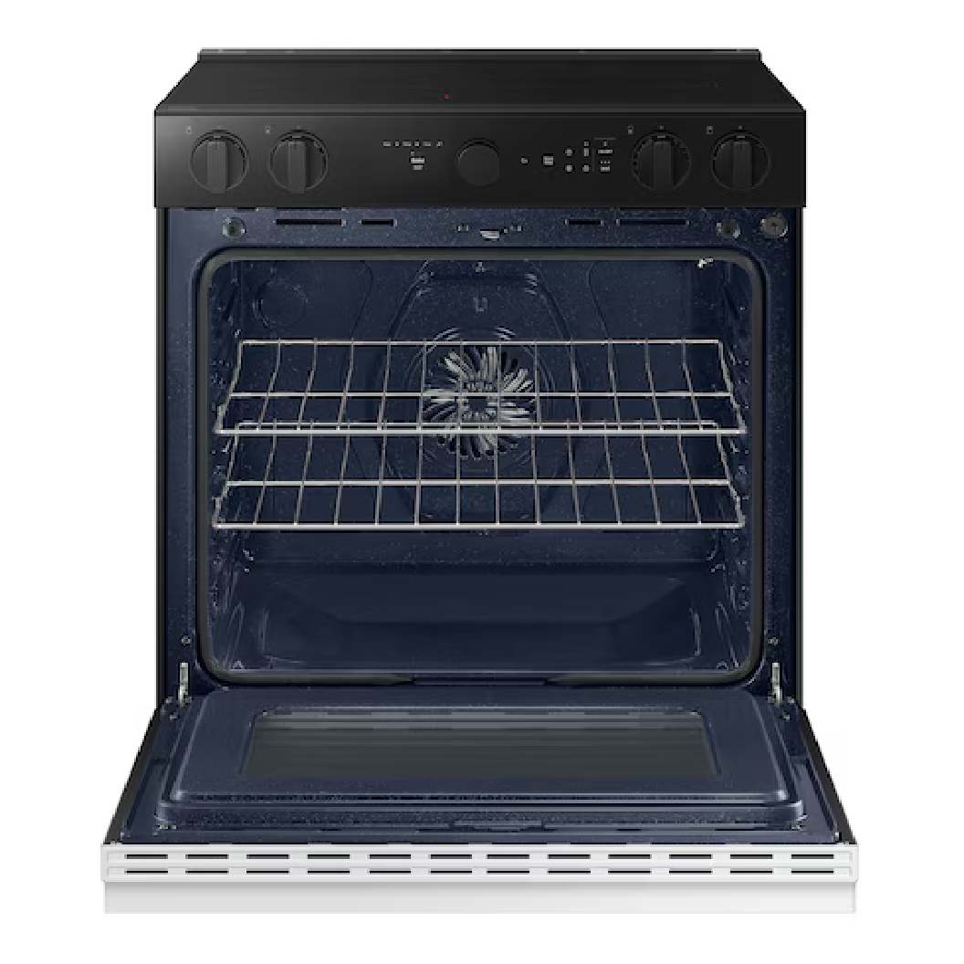 Cuisinière encastrable 30 po, 6,3 pi³ Inox - Série Bespoke avec Friture à l'air et Wi-Fi