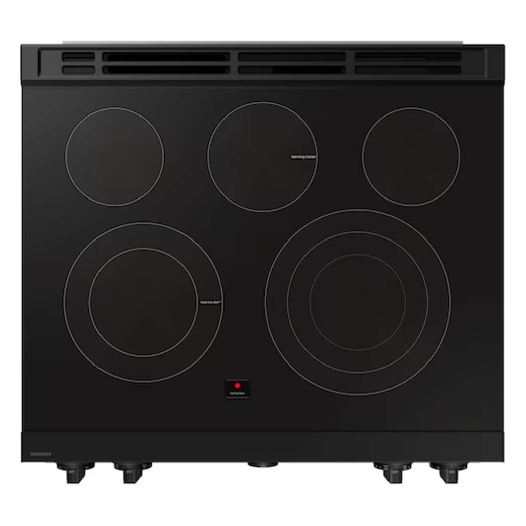 Cuisinière encastrable 30 po, 6,3 pi³ Inox - Série Bespoke avec Friture à l'air et Wi-Fi
