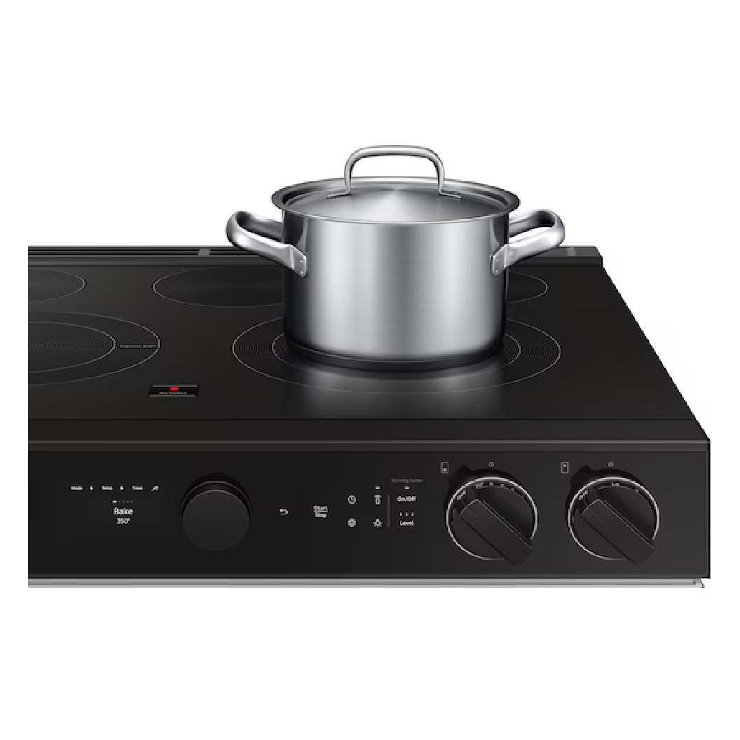 Cuisinière encastrable 30 po, 6,3 pi³ Inox - Série Bespoke avec Friture à l'air et Wi-Fi