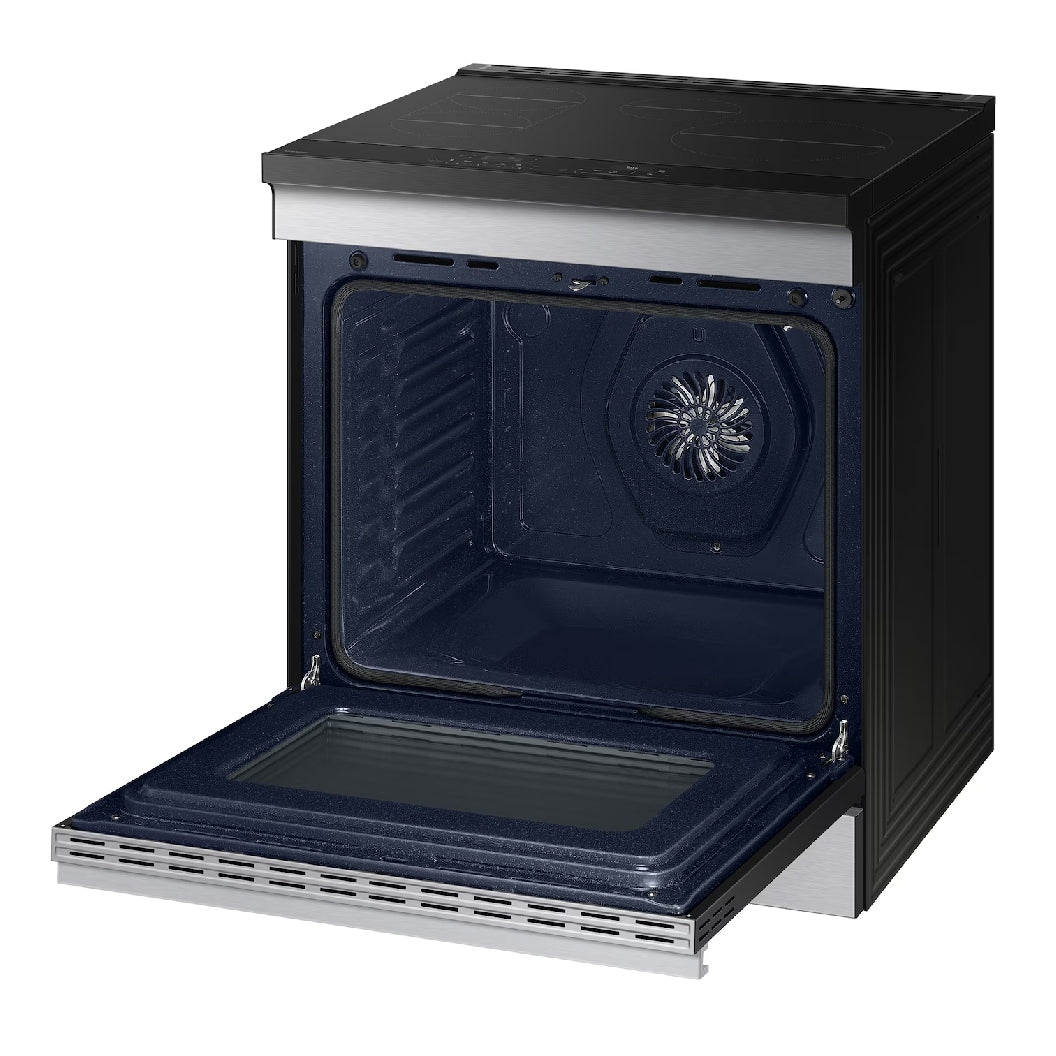 Cuisinière à induction encastrable 30 po, 6,3 pi³ Inox avec Air Fry et Air Sous Vide
