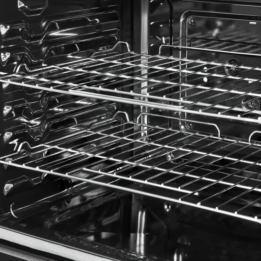 Cuisinière électrique 30 po, 6,3 pi³ Inox avec Fonction gril et Nettoyage à la vapeur