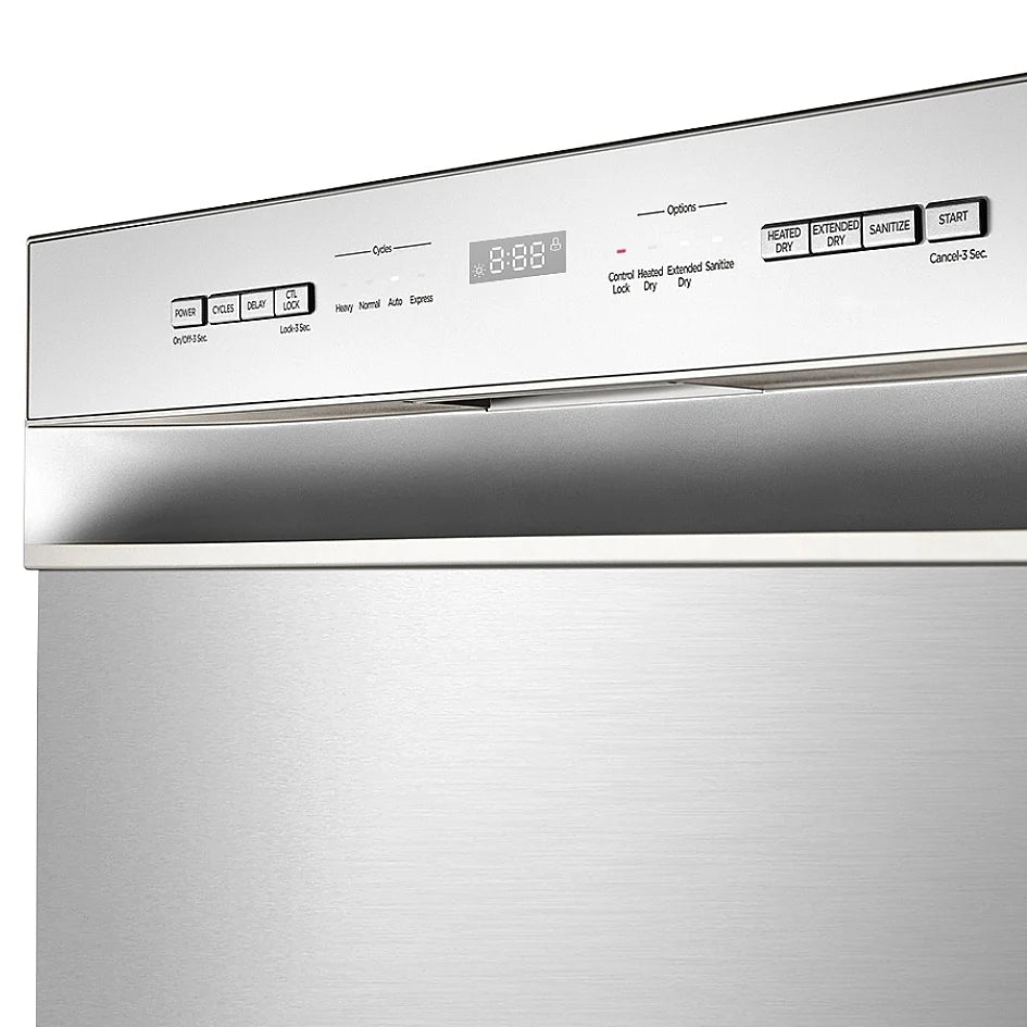 Lave-vaisselle encastrable 24 po, 52 dBA 2 paniers avec Cuve hybride et Smart Wash