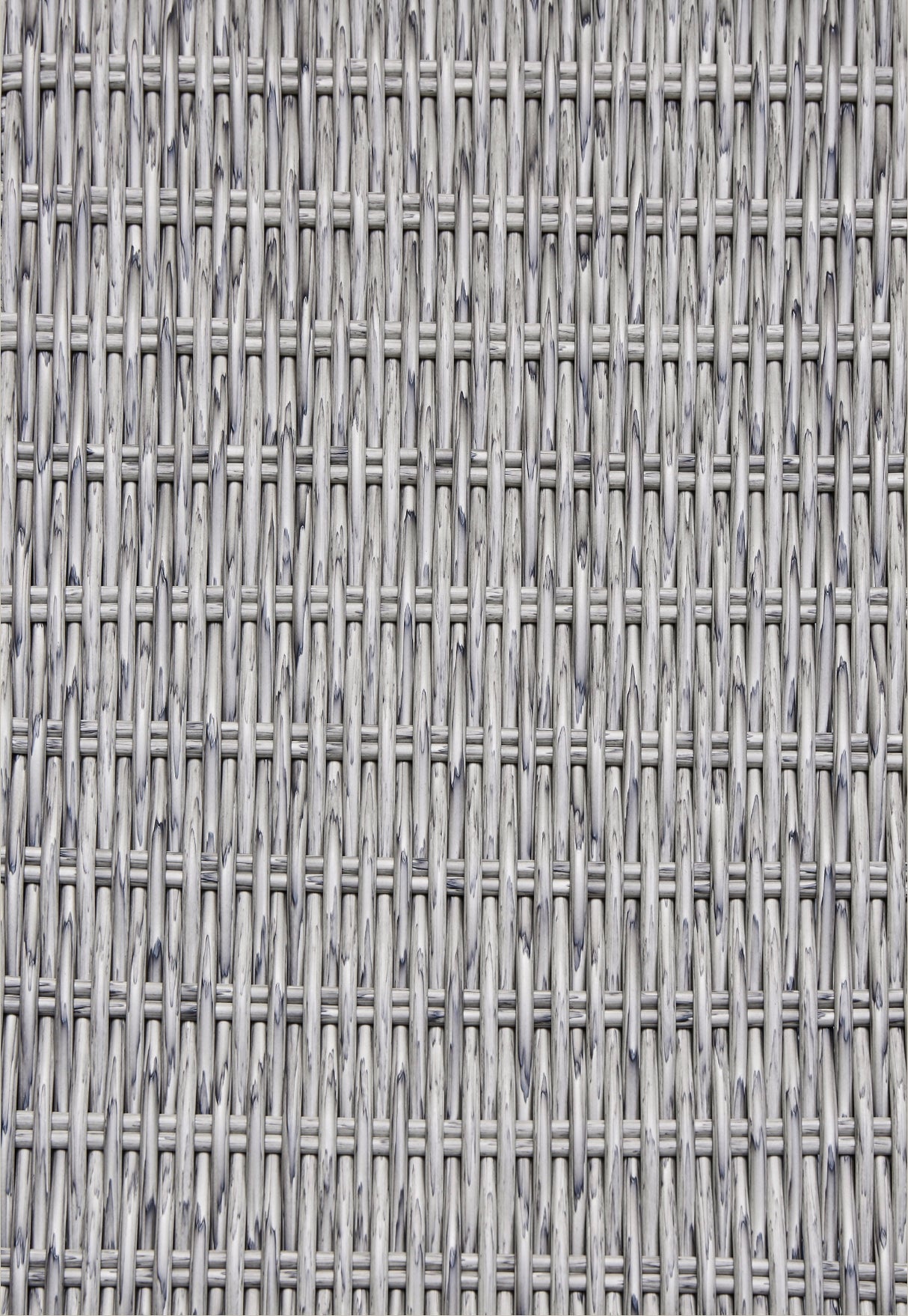 Fauteuil extérieur gris pâle tissu, osier en résine - Naples Beach