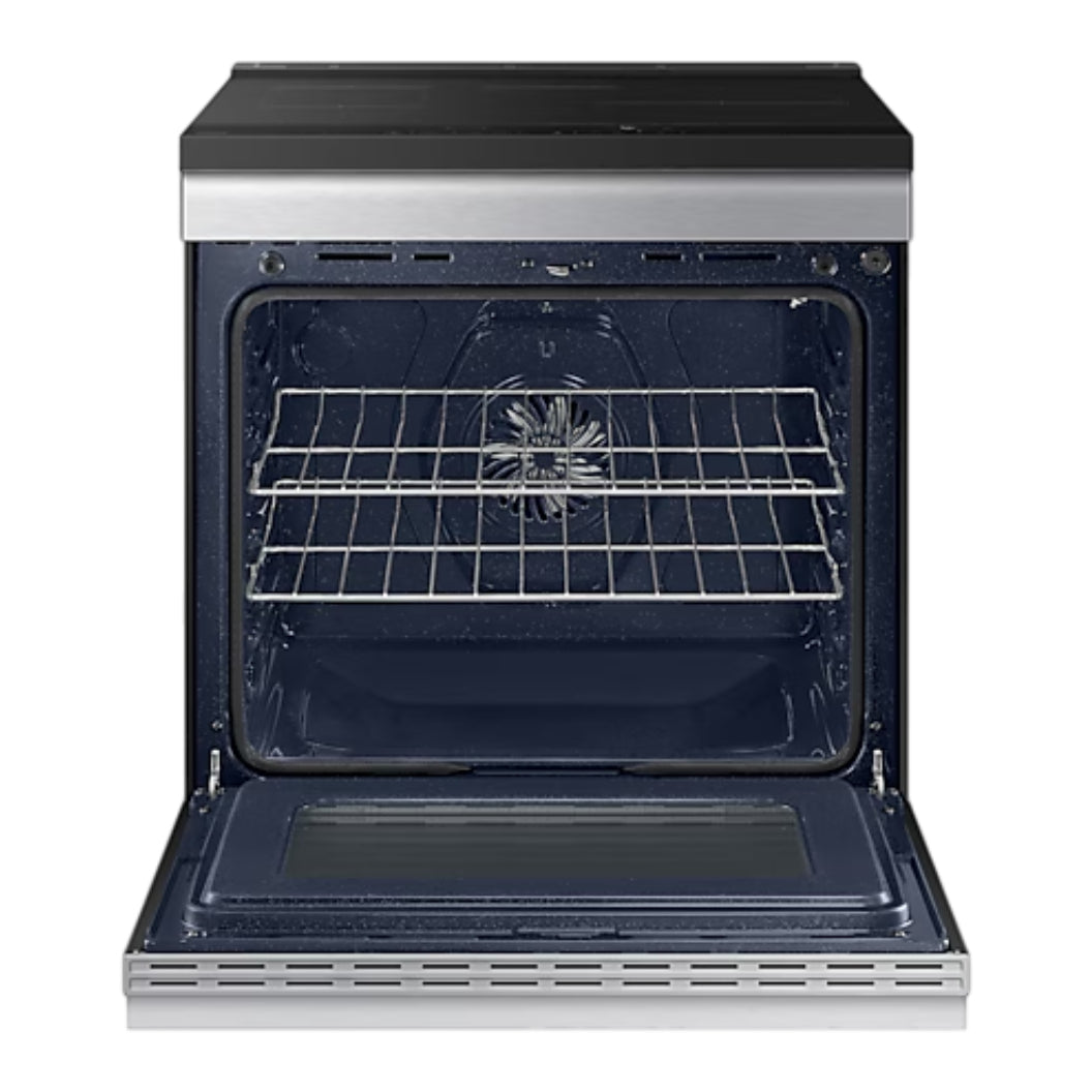 Cuisinière à induction encastrable 30 po, 6,3 pi³ Inox avec Air Fry et Nettoyage à la vapeur