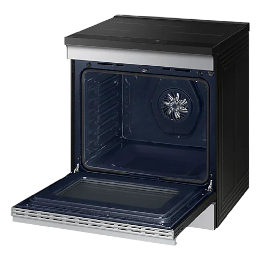 Cuisinière à induction encastrable 30 po, 6,3 pi³ Inox avec Air Fry et Nettoyage à la vapeur