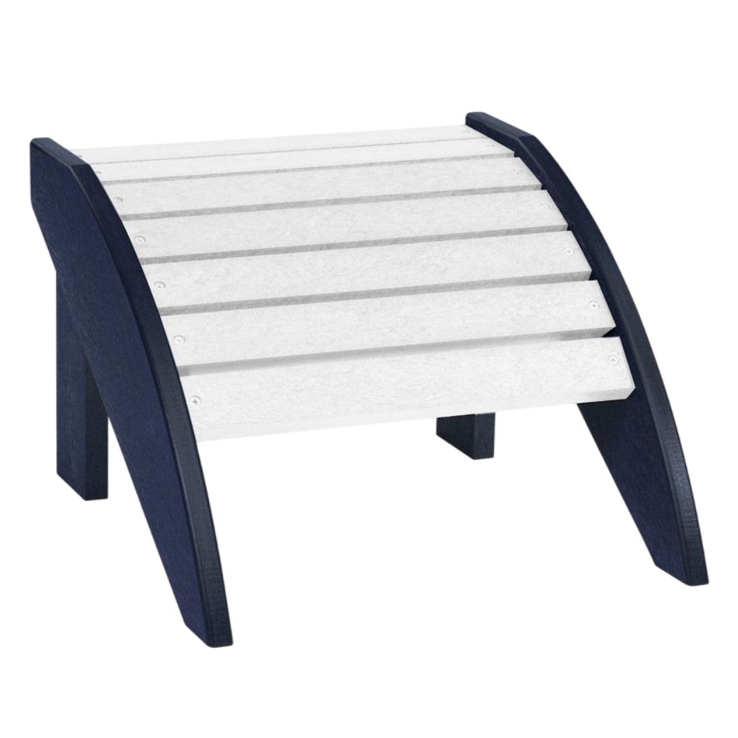 Repose-pieds extérieur en plastique recyclé - Classique F01