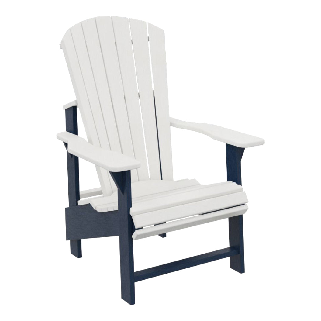 Chaise extérieure en plastique recyclé - Adirondack Verticale C03