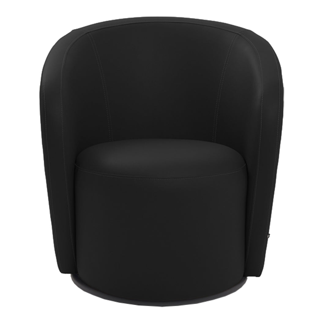 Fauteuil d'appoint pivotant en tissu - Luka