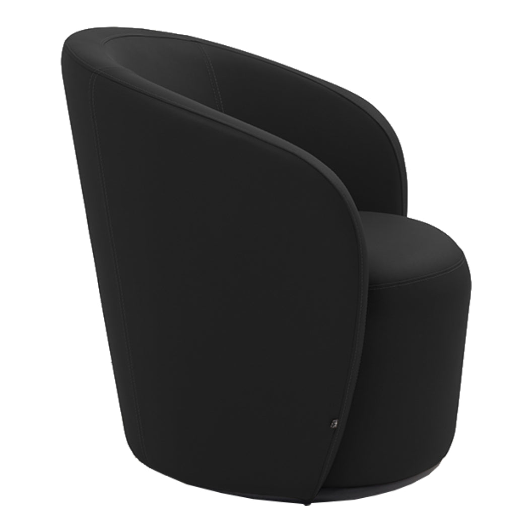 Fauteuil d'appoint pivotant en tissu - Luka