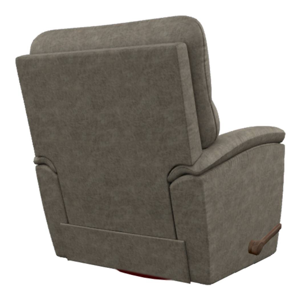 Fauteuil berçant, pivotant et inclinable en tissu gris - Trouper
