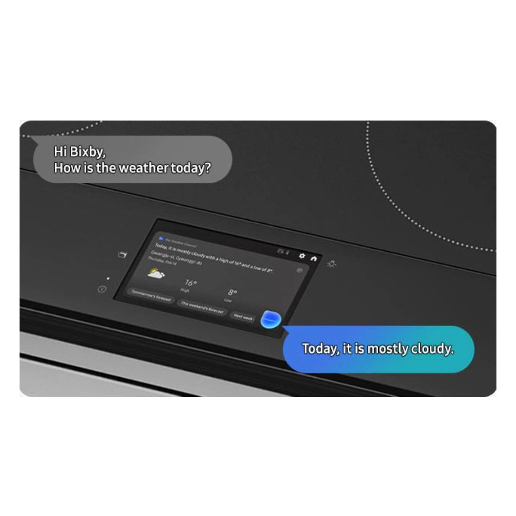 Cuisinière encastrable à induction 30 po 6,3 pi³ Inox Air Fry et IA