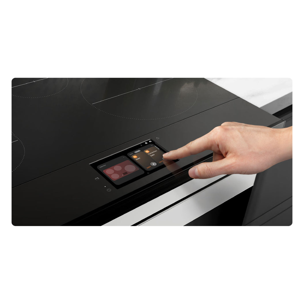 Cuisinière encastrable à induction 30 po 6,3 pi³ Inox Air Fry et IA