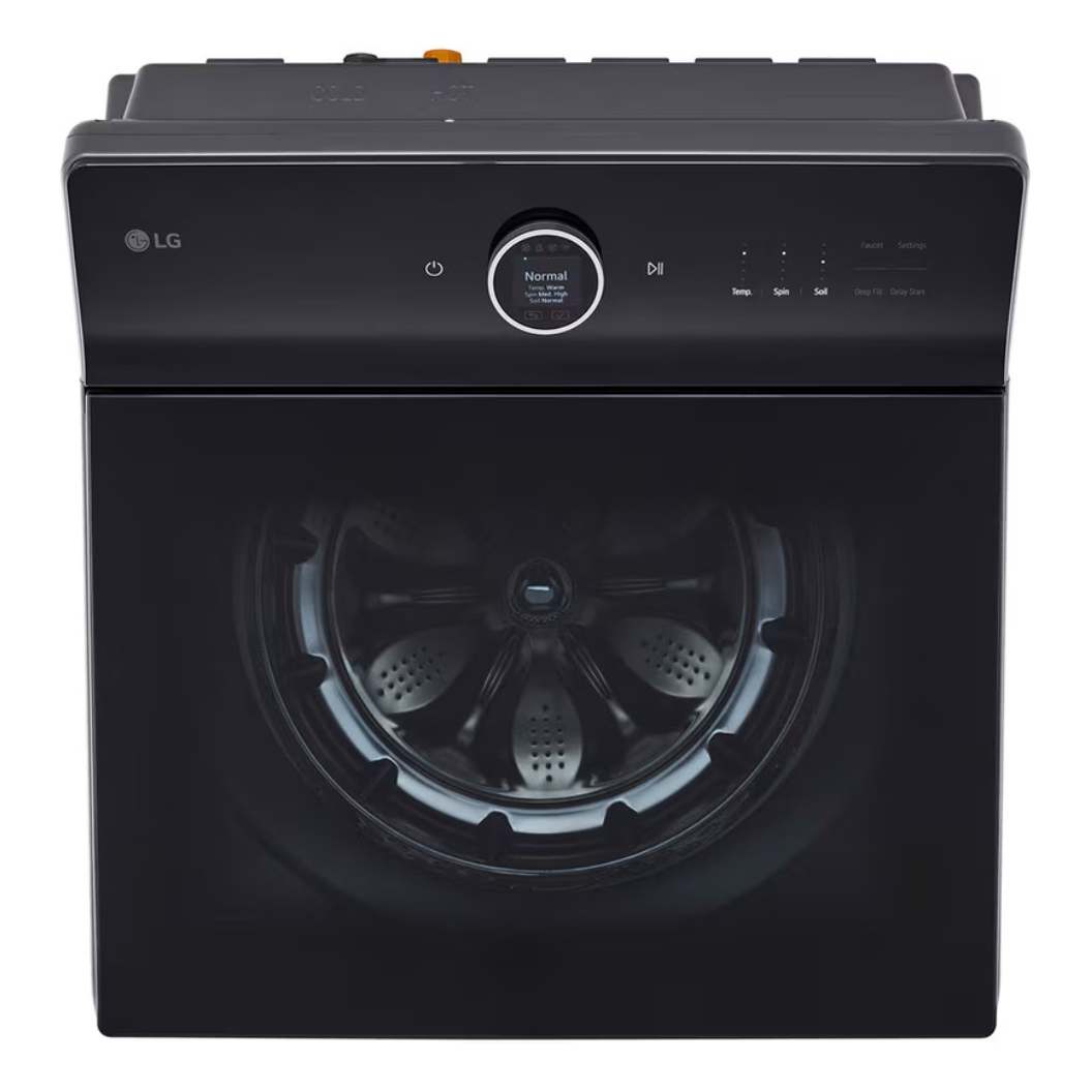 Laveuse à chargement par le haut 27 po, 6,3 pi³ Noir essence à très grande capacité