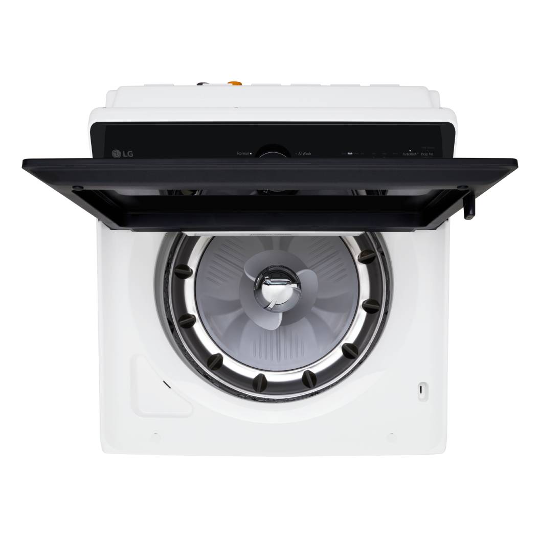 Laveuse à chargement par le haut 27 po, 6,1 pi³ Blanc Méga capacité avec TurboWash3D™