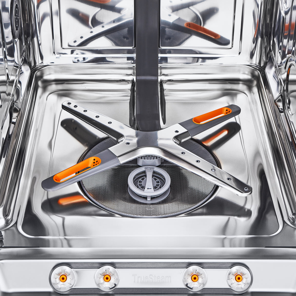 Lave-vaisselle intelligent encastrable 24 po. 44 dBA Inox avec QuadWash™ Pro & TrueSteam™