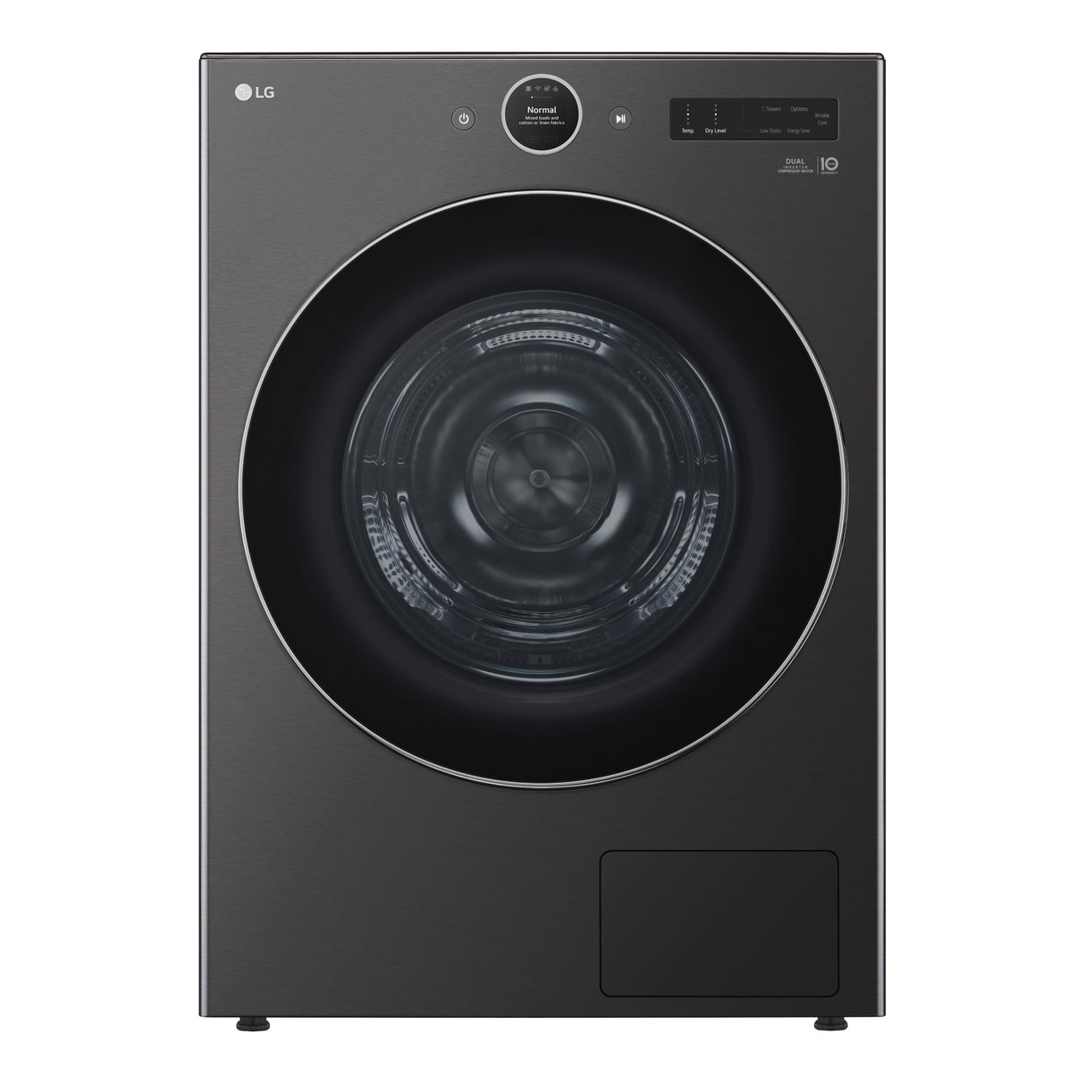 Sécheuse frontal avec pompe à chaleur 7,8 pi³, acier noire