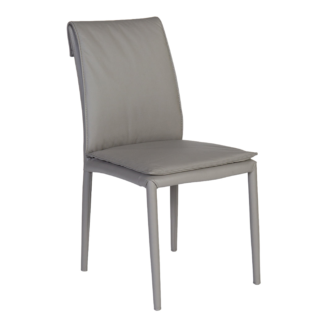 Chaise de salle à manger en cuir - Naomi