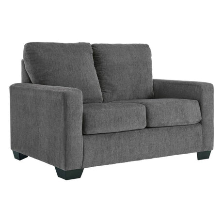 Sofa-lit en tissu gris étain avec matelas 3 grandeurs - Rannis