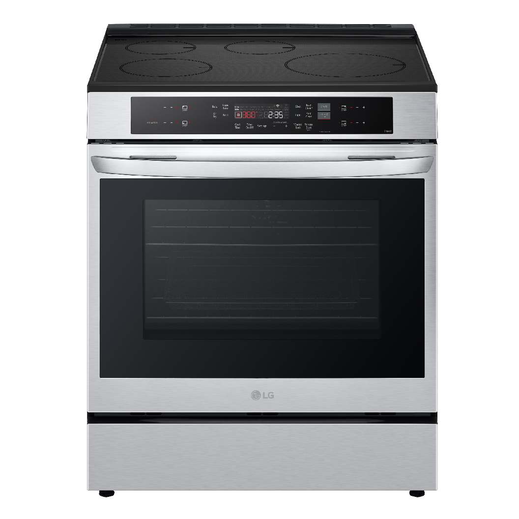 Cuisinière à induction encastrable 30 po, 6,3 pi³ Inox avec Air Fry