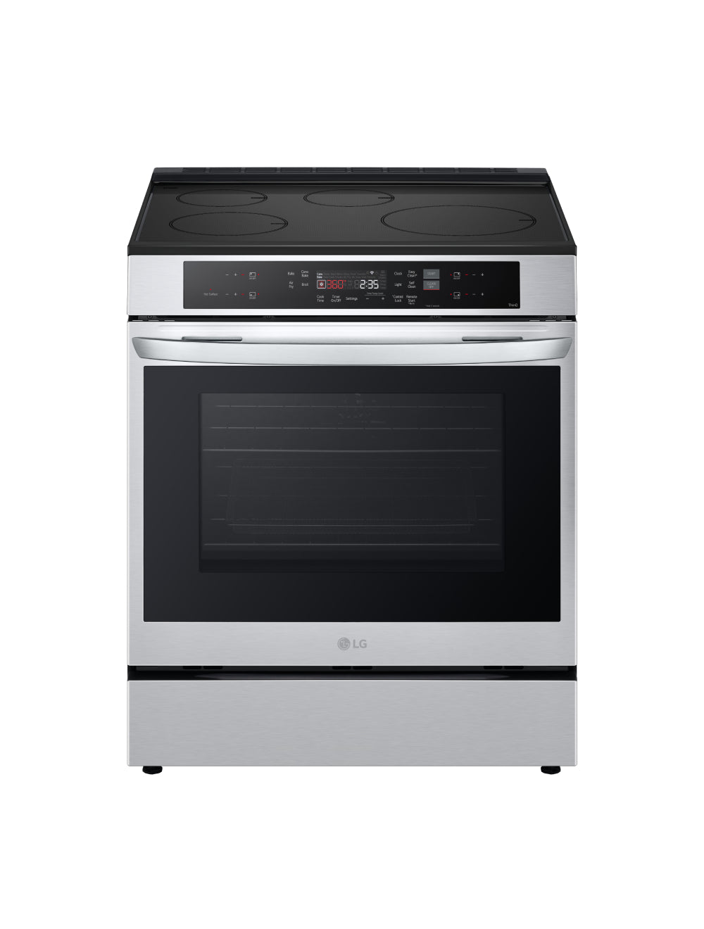 Cuisinière à induction encastrable 30 po, 6,3 pi³ Inox