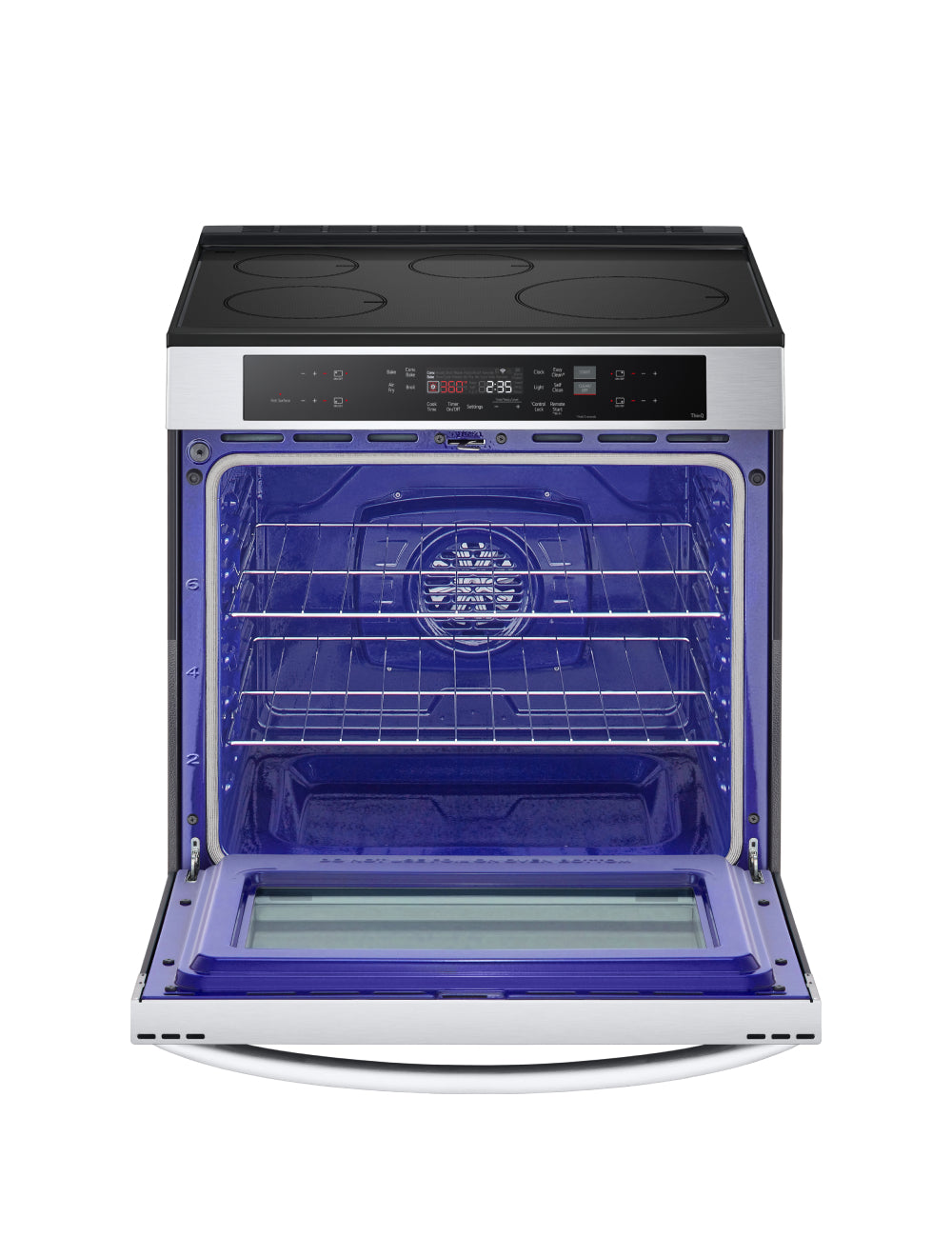 Cuisinière à induction encastrable 30 po, 6,3 pi³ Inox