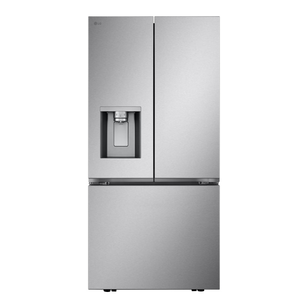 Réfrigérateur porte française 33 po, 24,5 pi³ 3 portes avec distributeur externe Slim SpacePlus™