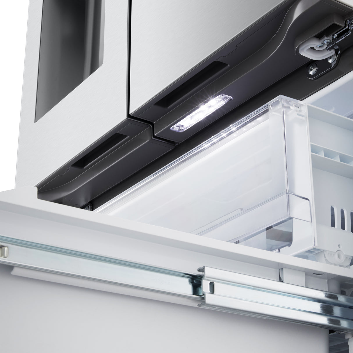 Réfrigérateur porte française 33 po 3 portes Inox