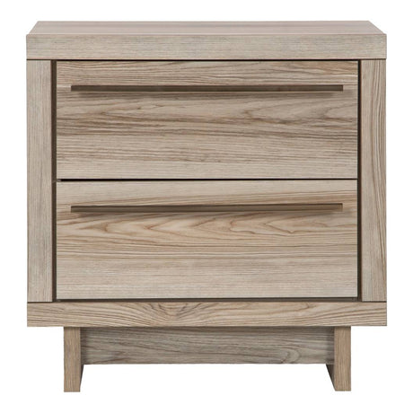 Table de chevet en bois naturel - Hasbrick